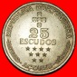 Ⰶ PORTUGAL: AZOREN ★ 25 ESCUDO 1980 (1981) STG STEMPELGLAN...