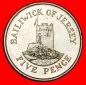 Ⰶ GROSSBRITANNIEN (1998-2012): JERSEY ★ 5 PENCE 2012 ELISA...