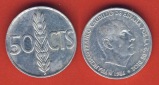 Spanien 50 Centimos 1966 (* 68)