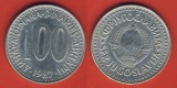 Jugoslawien 100 Dinara 1987