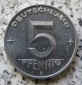 DDR 5 Pfennig 1952 E, besser