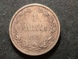 Finlandia - 1 Markkaa 1874