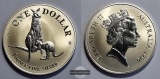 Australien  1 Dollar 1996  Känguru    FM-Frankfurt   Feinsilb...