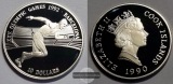 Cook Island,  10 Dollar 1990 Olympic Games 1992 FM-Frankfurt  ...