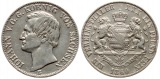 Sachsen: Johann, 1 Taler 1860, Silber, siehe Bilder!