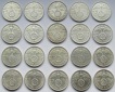 Deutsches Reich: 20 x 5 Mark Hindenburg, zusammen 250 g Feinsi...