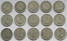 Weimarer Republik: 15 x 50 Pfennig Nickel