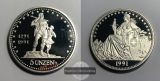 Schweiz 1991 5 Unzen FM-Frankfurt Feinsilber:155,64g