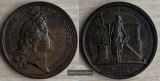 Frankreich Bronzemedaille 1668 Ludovicus XIIII REX Christianis...