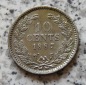 Niederlande 10 Cents 1887, besser