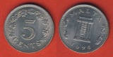 Malta 5 Cents 1976