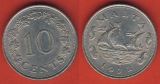 Malta 10 Cents 1972