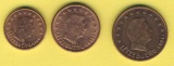 Luxemburg 1 + 2 + 5 Cent 2002