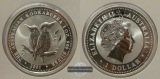 Australien - 1 Dollar 2001  Kookaburra  FM-Frankfurt  Feinsilb...