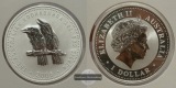 Australien - 1 Dollar 2006  Kookaburra  FM-Frankfurt  Feinsilb...