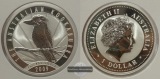 Australien - 1 Dollar 2009  Kookaburra  FM-Frankfurt  Feinsilb...