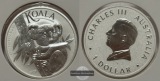 Australien - 1 Dollar 2024 Koala  FM-Frankfurt  Feinsilber: 31,1g