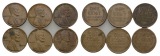 USA; 6x 1 cent (Lot)