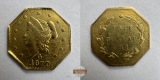 California Gold 1/2 (Half) Dollar 1870 MM-Frankfurt Gewicht: 0...