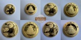 China, Gold Panda Premium Set 2023 MM-Frankfurt Feingold: 27g