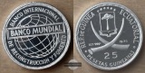 Äquatorialguinea  25 Pesetas  1970  FM-Frankfurt/M  Feingewic...