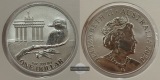 Australien - 1 Dollar 2020  Kookaburra  FM-Frankfurt  Feinsilb...