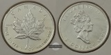 Kanada - 5 Dollar  1993  Maple Leaf   FM-Frankfurt    Feinsilb...