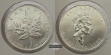 Kanada - 5 Dollar  1997  Maple Leaf   FM-Frankfurt    Feinsilb...