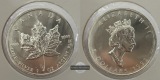 Kanada - 5 Dollar  1999  Maple Leaf   FM-Frankfurt    Feinsilb...