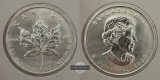 Kanada - 5 Dollar  2005  Maple Leaf   FM-Frankfurt    Feinsilb...