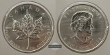 Kanada - 5 Dollar  2008  Maple Leaf   FM-Frankfurt    Feinsilb...