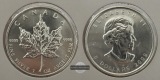 Kanada - 5 Dollar  2009  Maple Leaf   FM-Frankfurt    Feinsilb...