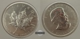 Kanada - 5 Dollar  2013  Maple Leaf   FM-Frankfurt    Feinsilb...