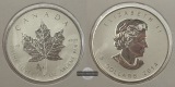 Kanada - 5 Dollar  2014  Maple Leaf   FM-Frankfurt    Feinsilb...