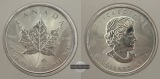 Kanada - 5 Dollar  2014  Maple Leaf   FM-Frankfurt    Feinsilb...