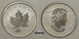 Kanada - 5 Dollar  2015  Maple Leaf   FM-Frankfurt    Feinsilb...