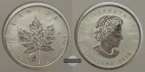 Kanada - 5 Dollar  2016  Maple Leaf   FM-Frankfurt    Feinsilb...