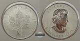 Kanada - 5 Dollar  2016  Maple Leaf   FM-Frankfurt    Feinsilb...