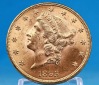 20 Dollar 1895 USA Liberty Head Double Eagle Goldmünze ECHT G...