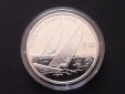 Fiji Insel 10 Dollar Segeln 1995 31,42gramm Unze Silber Proof