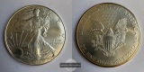 USA, 1 Dollar 2015 Walking Liberty FM-Frankfurt KM#273 Feinsil...