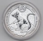 Ruanda 50 Francs 2020 Lunar Ounce Jahr der Ratte 1 Oz Silber 3...