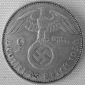 2 Reichsmark, 1936 J,Hindenburg