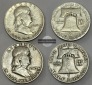 USA 2x 1/2 Dollar 1949 Franklin Half Dollar FM-Frankfurt  Fein...