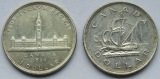 Kanada: Drei Silberdollars 1939 + 1949, zusammen 37,3 g Feinsi...