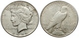 USA: 1 Dollar 1922, Peace Dollar, näheres unten!