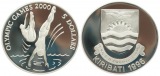 Kiribati: 5 Dollar 1996 auf die Olympiade 200 in Sidney, 31,47...