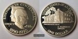 USA,  1 Dollar   1990 P    Eisenhower Centennial    FM-Frankfu...