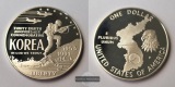 USA,  1 Dollar  P  1991  38.Jahrestag - Koreakrieg  FM-Frankfu...