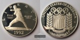 USA.  1 Dollar 1992 S Olympiade Barcelona  FM-Frankfurt   Fein...